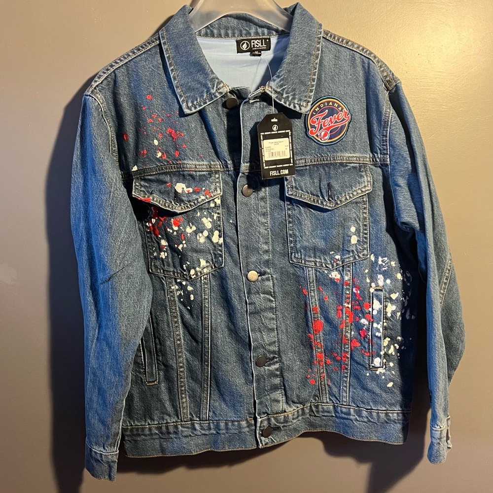 Indiana Fever Caitlin Clark Denim Jacket